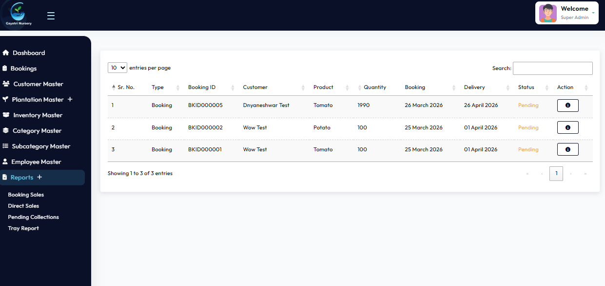 Greenhouse Management Software