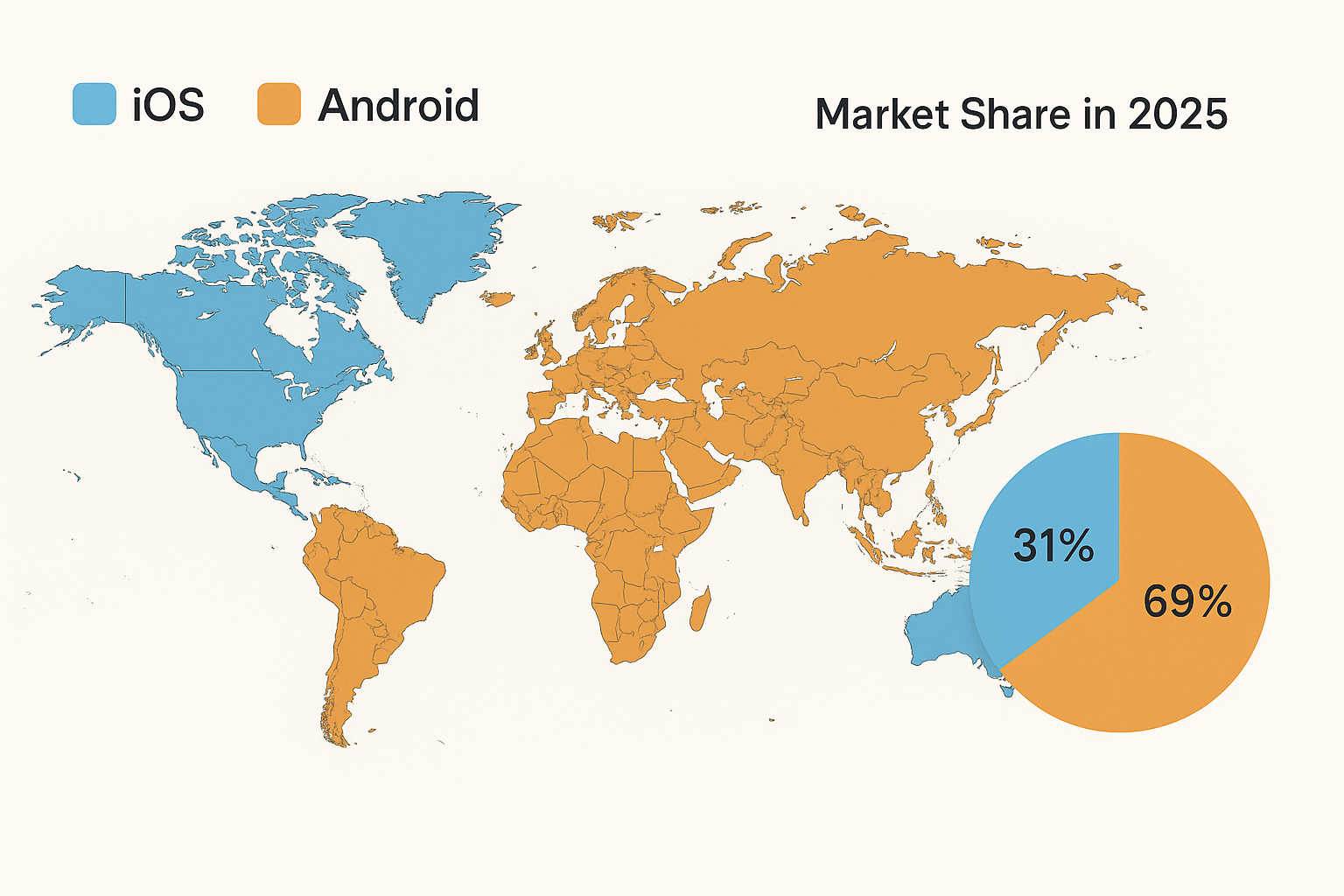 iOS and Android