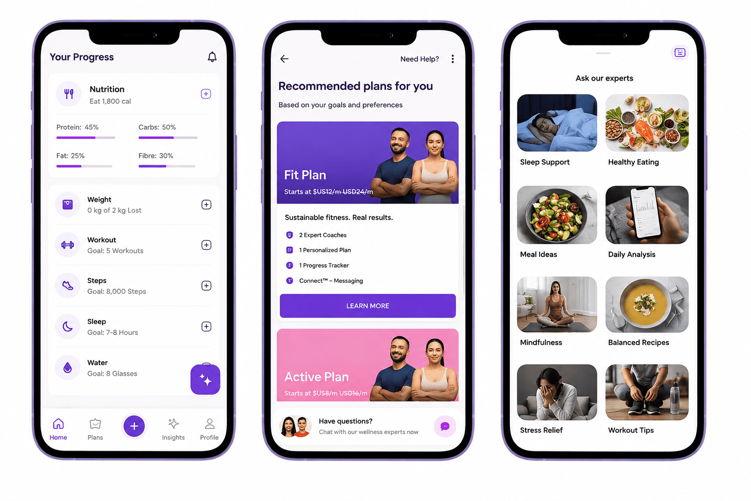  nutrition apps UI/UX