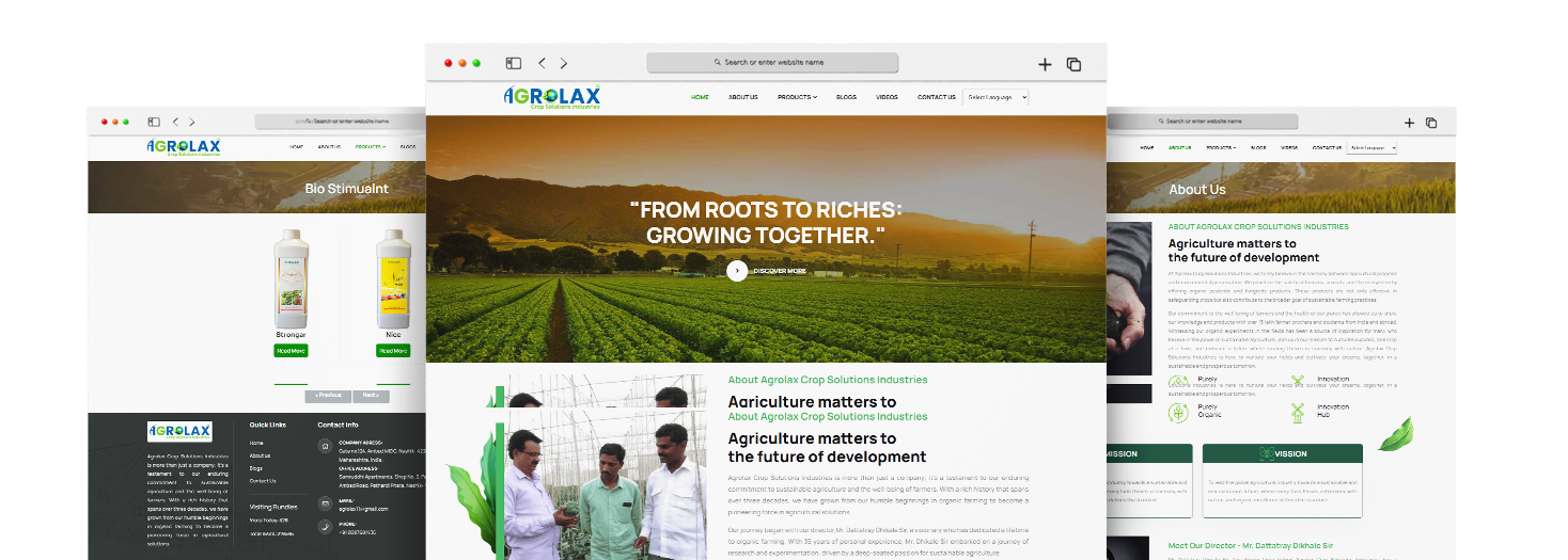 Agrolax Crop Solutions - Portfolio