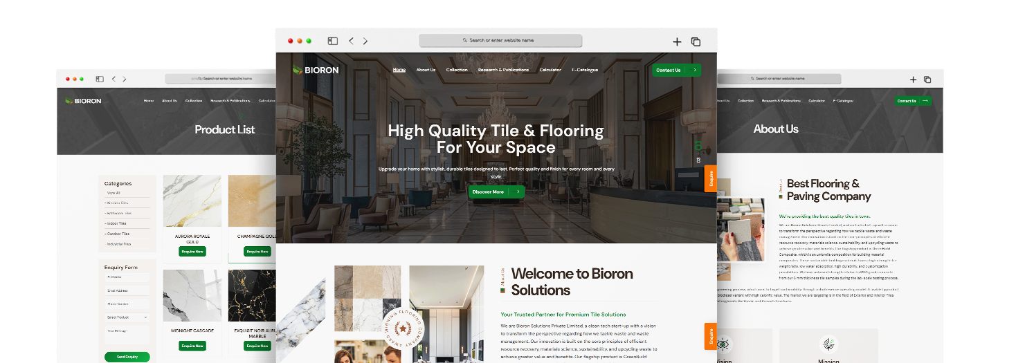 Bioron Solutions - Portfolio