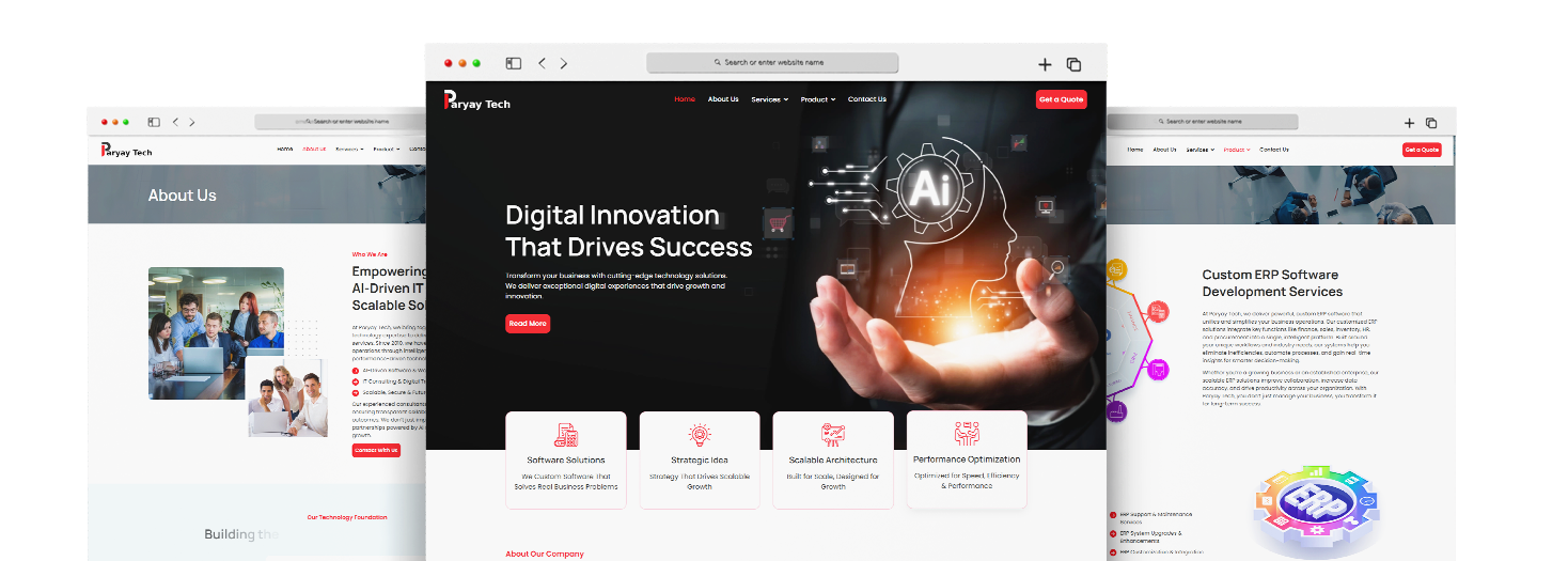 Paryay Tech - Portfolio