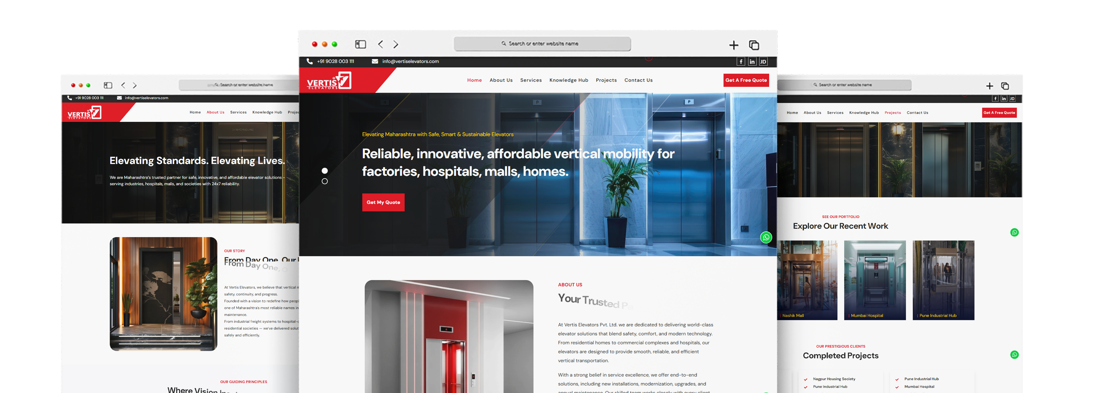 Vertis Elevators - Portfolio