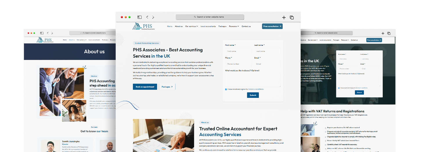 PHS Associates - Portfolio